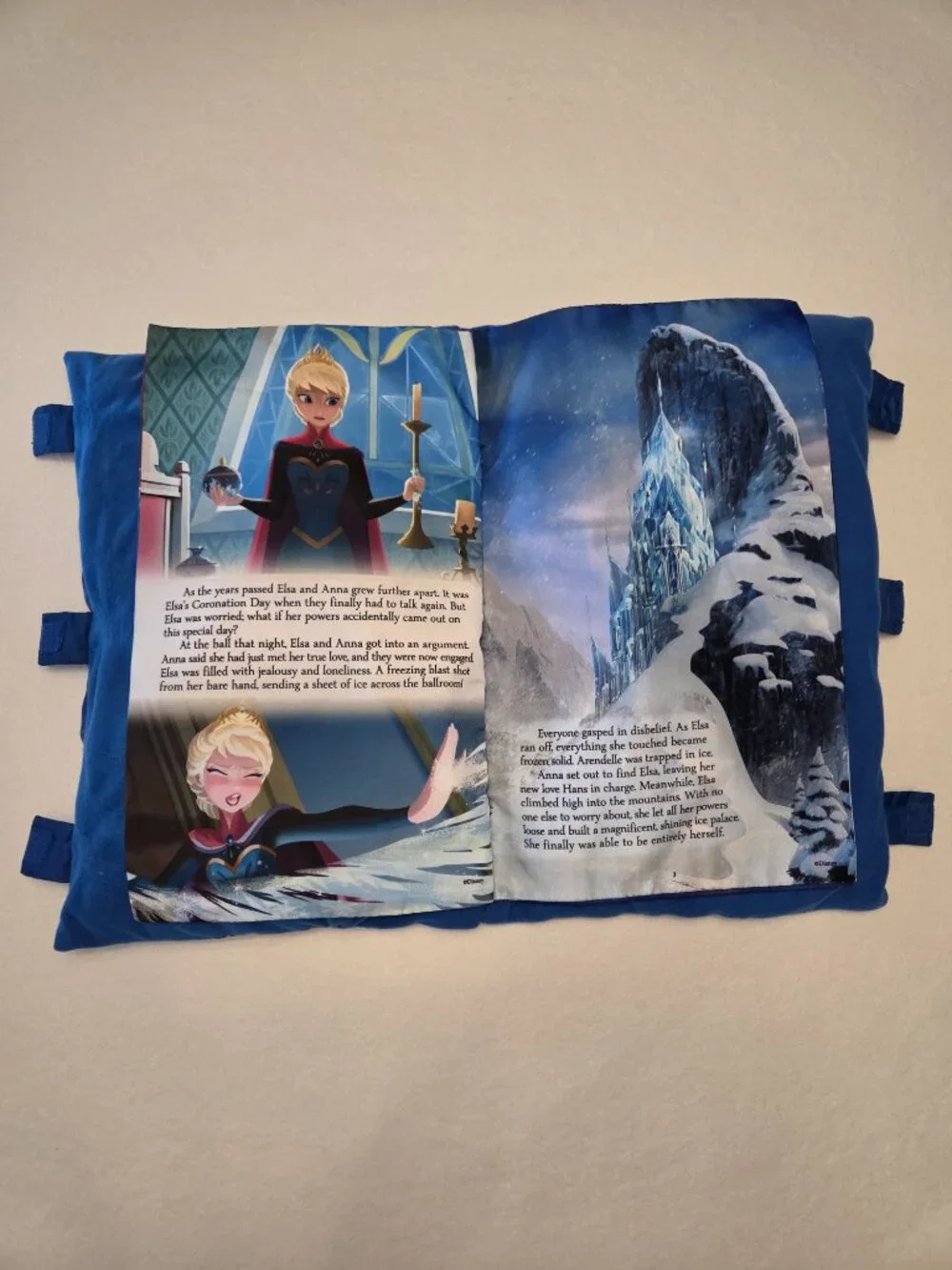 Disney Frozen Follow Your Heart Pillow Book Blue